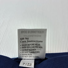 Load image into Gallery viewer, Girls Dymples, navy ruffle leggings / bottoms, EUC, size 000,  