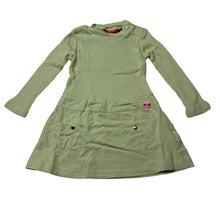 Load image into Gallery viewer, Girls Sprout, green long sleeve casual dress, GUC, size 1, L: 41cm
