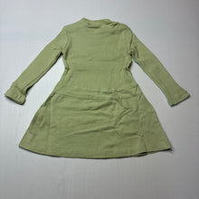 Load image into Gallery viewer, Girls Sprout, green long sleeve casual dress, GUC, size 1, L: 41cm