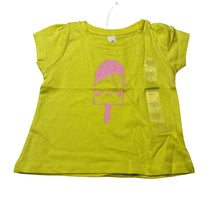 Load image into Gallery viewer, Girls Dymples, yellow cotton t-shirt / top, NEVER WORN, EUC, size 00,  