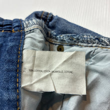 Load image into Gallery viewer, Boys Esprit, blue denim jeans, elasticated, EUC, size 000,  