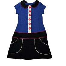 Load image into Gallery viewer, Girls Pumpkin Patch, soft feel stretchy party dress, EUC, size 5, L: 58cm