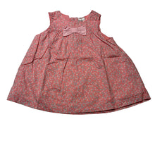 Load image into Gallery viewer, Girls Target, lined lightweight cotton dress, hearts, EUC, size 000, L: 31cm