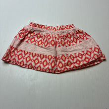 Load image into Gallery viewer, Girls Target, lined lightweight cotton skirt, elasticated, GUC, size 00,  