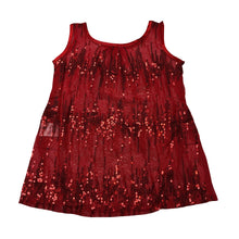 Load image into Gallery viewer, Girls Blue Sky, sheer mesh silk / polyester over/outer dress, GUC, size 1, L: 43cm