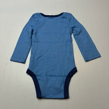 Load image into Gallery viewer, Boys Babies R Us, blue cotton bodysuit / romper, EUC, size 000,  