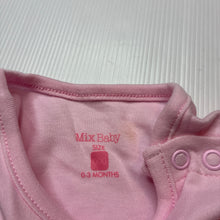 Load image into Gallery viewer, Girls Mix Baby, pink soft cotton t-shirt / top, flower, NEW, size 000,  