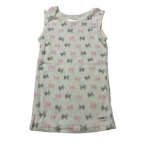 Load image into Gallery viewer, Girls Target, cotton singlet top, bows, EUC, size 000,  