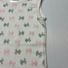 Load image into Gallery viewer, Girls Target, cotton singlet top, bows, EUC, size 000,  
