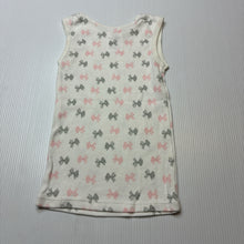 Load image into Gallery viewer, Girls Target, cotton singlet top, bows, EUC, size 000,  