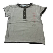 Load image into Gallery viewer, Boys Obaibi, striped cotton t-shirt / top, GUC, size 00,  