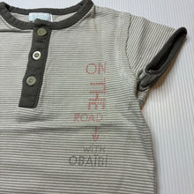 Load image into Gallery viewer, Boys Obaibi, striped cotton t-shirt / top, GUC, size 00,  
