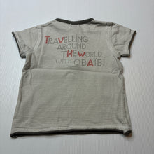 Load image into Gallery viewer, Boys Obaibi, striped cotton t-shirt / top, GUC, size 00,  