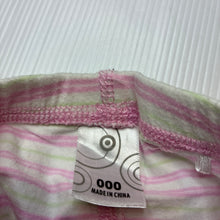 Load image into Gallery viewer, Girls Target, stretchy striped leggings / bottoms, FUC, size 000,  
