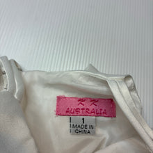 Load image into Gallery viewer, Girls KK Australia, formal / flower girl / wedding dress, GUC, size 1, L: 58cm