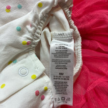 Load image into Gallery viewer, Girls Little Me, adorable tutu romper dress plus headband, EUC, size 6 months, L: 34cm