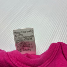 Load image into Gallery viewer, Girls Baby Berry, pink cotton singletsuit / romper, GUC, size 0000,  