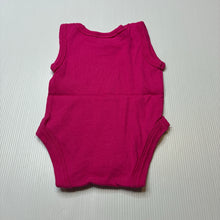 Load image into Gallery viewer, Girls Baby Berry, pink cotton singletsuit / romper, GUC, size 0000,  