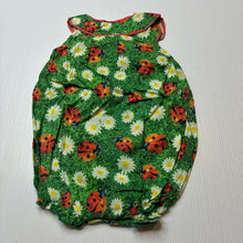 Load image into Gallery viewer, Girls Sprout, lightweight cotton romper, ladybirds, FUC, size 000,  