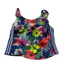 Load image into Gallery viewer, Girls Pumpkin Patch, colourful floral swim top, GUC, size 1,  