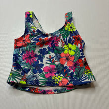 Load image into Gallery viewer, Girls Pumpkin Patch, colourful floral swim top, GUC, size 1,  
