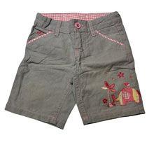 Load image into Gallery viewer, Girls Pumpkin Patch, grey linen / cotton shorts, adjustable, GUC, size 0,  