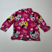 Load image into Gallery viewer, Girls Disney Baby, Minnie Mouse flannel pyjama top, EUC, size 1,  