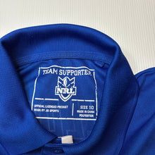 Load image into Gallery viewer, Boys NRL Official, Canterbury Bulldogs polo shirt / top, GUC, size 10,  