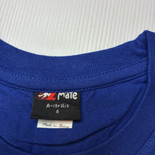 Load image into Gallery viewer, Unisex Oz Mate Aus, royal blue cotton t-shirt / top, EUC, size 8,  