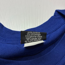 Load image into Gallery viewer, Unisex Oz Mate Aus, royal blue cotton t-shirt / top, EUC, size 8,  