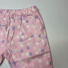 Load image into Gallery viewer, Girls Target, pink flannel pyjama bottoms / pants, EUC, size 000,  