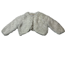 Load image into Gallery viewer, Girls Origami, soft feel grey / silver cardigan, FUC, size 0,  