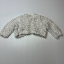 Load image into Gallery viewer, Girls Origami, soft feel grey / silver cardigan, FUC, size 0,  