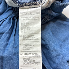 Load image into Gallery viewer, Girls Cotton On, blue chambray cotton skirt, adjustable, GUC, size 2,  