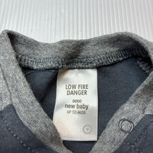 Load image into Gallery viewer, Boys Target, grey cotton bodysuit / romper, dad rocks, GUC, size 0000,  