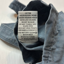 Load image into Gallery viewer, Boys Target, blue cotton overalls / shortalls, GUC, size 000,  