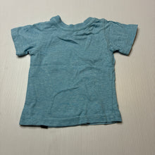 Load image into Gallery viewer, Boys Milky, blue cotton t-shirt / top,surf, GUC, size 000,  