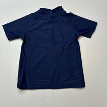 Load image into Gallery viewer, Girls H&amp;T, navy short sleeve rashie top, GUC, size 1,  