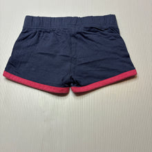 Load image into Gallery viewer, Girls Tiny Little Wonders, soft cotton shorts,elasticated, GUC, size 00,  