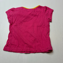 Load image into Gallery viewer, Girls Mr Men, Little Miss Sunshine cotton t-shirt / top, GUC, size 0,  