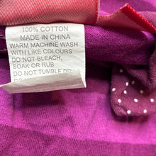 Load image into Gallery viewer, Girls Sprout, purple stripe soft cotton long sleeve dress, EUC, size 00, L: 33cm
