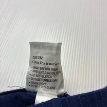 Load image into Gallery viewer, Girls Dymples, navy stretchy ruffle leggings / bottoms, EUC, size 000,  