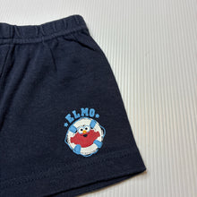 Load image into Gallery viewer, Boys Target, Seasame Street, Elmo soft cotton shorts, GUC, size 000,  