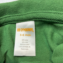 Load image into Gallery viewer, Boys Gymboree, green cotton polo shirt / top, GUC, size 00,  