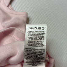 Load image into Gallery viewer, Girls Mothercare, pink soft cotton t-shirt / top, fish, EUC, size 000,  