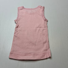 Load image into Gallery viewer, Girls Marquise, pink soft cotton singlet top, EUC, size 000,  