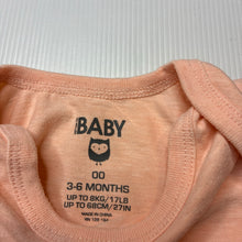 Load image into Gallery viewer, Girls Cotton On Baby, peach bodysuit / romper,Honolulu, FUC, size 00,  