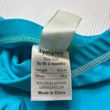 Load image into Gallery viewer, Boys Dymples, blue swim shorts,surf, EUC, size 000,  
