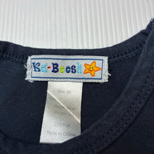 Load image into Gallery viewer, Boys Ka-Boosh, navy cotton singlet top, GUC, size 00,  