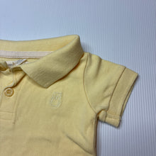 Load image into Gallery viewer, Boys Cotton On Baby, yellow cotton polo shirt / top, GUC, size 0,  